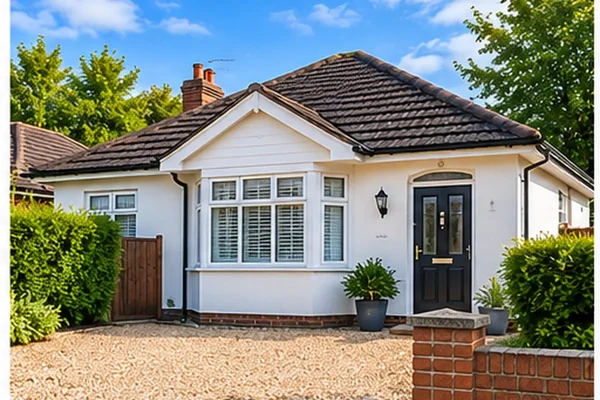 Illustrative UK rendered bungalow